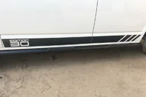Volkswagen T5 Multivan 2003–2010 Sivuputket Black (2 kpl, ruostumaton teräs) kuva 11