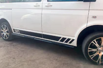 Volkswagen T5 Multivan 2003–2010 Sivuputket Black (2 kpl, ruostumaton teräs) kuva 12
