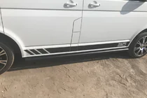 Volkswagen T5 Multivan 2003–2010 Sivuputket Black (2 kpl, ruostumaton teräs) kuva 9
