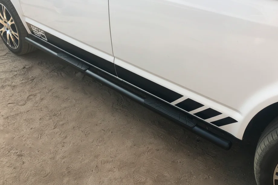 Volkswagen T5 Multivan 2003–2010 Sivuputket Black (2 kpl, ruostumaton teräs) Image