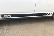 Volkswagen T5 2010–2015 Sivuputket Black (2 kpl, ruostumaton teräs) kuva 11