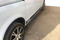 Volkswagen T6 2015–2024 Sivuputket Black (2 kpl, ruostumaton teräs) kuva 7