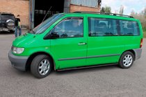 Mercedes Vito W638 1996–2003 Sivupalkit Black (2 kpl, ruostumaton teräs) d60 mm kuva 2