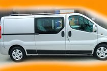 Renault Trafic 2015– Sivutangot BB002 Black (2 kpl, ruostumaton teräs) kuva 2