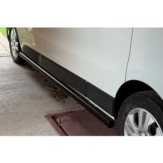 Sivutangot BB002 Black (2 kpl, ruostumaton teräs) Opel Vivaro 2015–2019 kuva 2