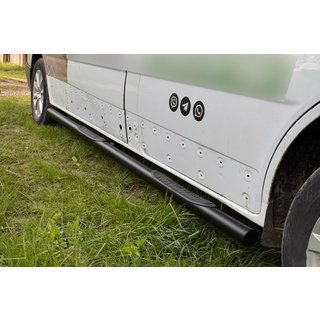 Sivutangot BB002 Black (2 kpl, ruostumaton teräs) Opel Vivaro 2015–2019 kuva 3
