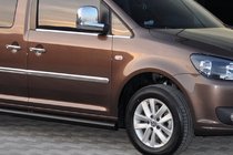 Volkswagen Caddy 2004–2010 Sivupalkit BB001 Black (2 kpl, ruostumaton teräs) Ø60, Maxi (pitkä akseliväli) kuva 8
