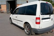 Volkswagen Caddy 2004–2010 Sivupalkit BB001 Black (2 kpl, ruostumaton teräs) Ø60, Maxi (pitkä akseliväli) kuva 4