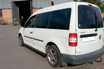 Volkswagen Caddy 2004–2010 Sivupalkit BB001 Black (2 kpl, ruostumaton teräs) kuva 4