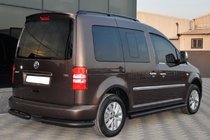 Volkswagen Caddy 2010–2015 Sivupalkit BB001 Black (2 kpl, ruostumaton teräs) kuva 6