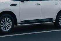 Infiniti QX80 2013–2024 Ovilistat (4 kpl, mustat) kuva 1