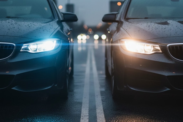 Kumpi valaisee paremmin: xenon vai LED-ajovalot?