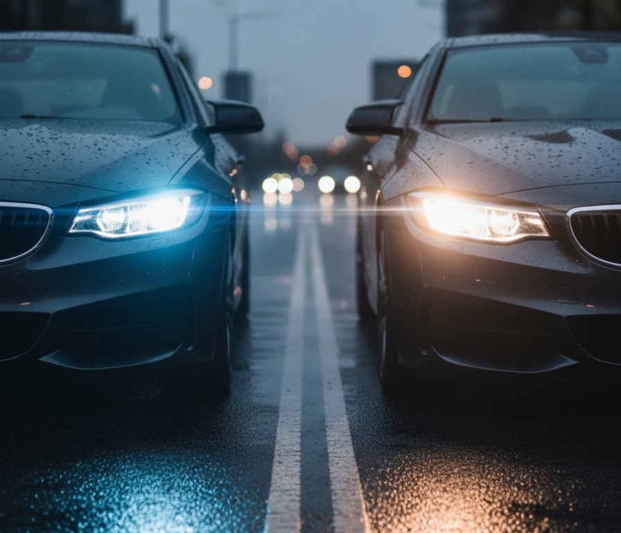 Kumpi valaisee paremmin: xenon vai LED-ajovalot?