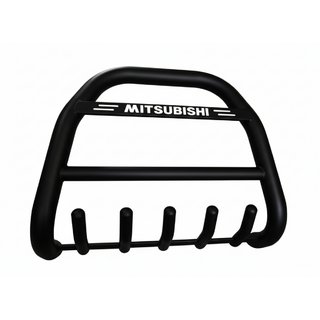 Puskurirauta QT012 Black (ruostumaton teräs) Mitsubishi Pajero Wagon IV 2006–2021