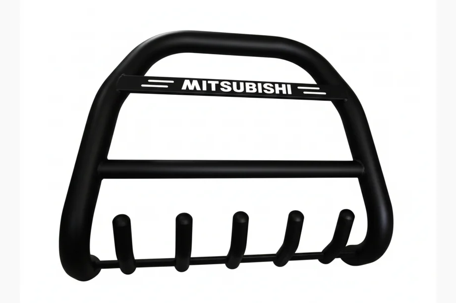 Mitsubishi Pajero Wagon IV 2006–2021 Puskurirauta QT012 Black (ruostumaton teräs) Image