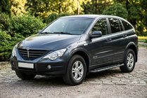 SsangYong Action 2005–2018 RedLine Black sivuportaat (2 kpl, alumiini) kuva 1