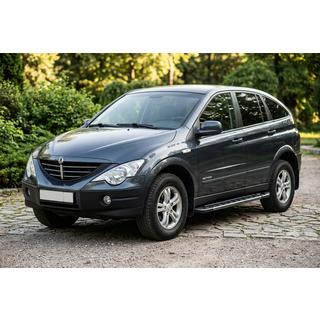 RedLine Black sivuportaat (2 kpl, alumiini) SsangYong Action 2005–2018 kuva 1