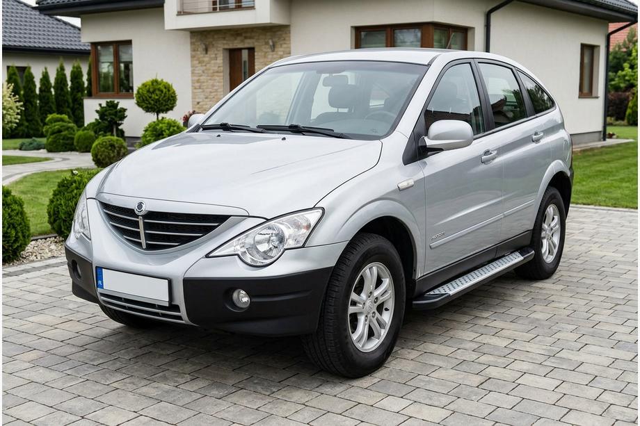 SsangYong Action 2005–2018 Allmond Grey -sivukynnykset (2 kpl, alumiini) Image