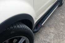 SsangYong Korando 2010–2019 RedLine V1 sivuportaat (2 kpl, alumiini) kuva 1