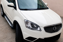 SsangYong Korando 2010–2019 Line-astinlaudat (2 kpl, alumiini) kuva 1