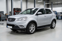 SsangYong Korando 2010–2019 Sivuporrast Bosphorus Black (2 kpl, alumiini) kuva 1