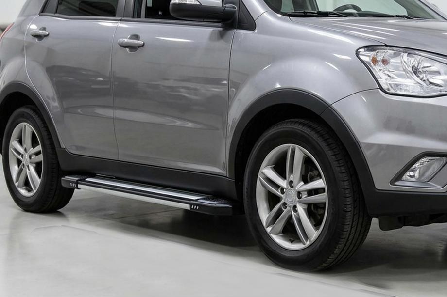 SsangYong Korando 2010–2019 Rainbow sivuportaat (2 kpl, alumiini) Image