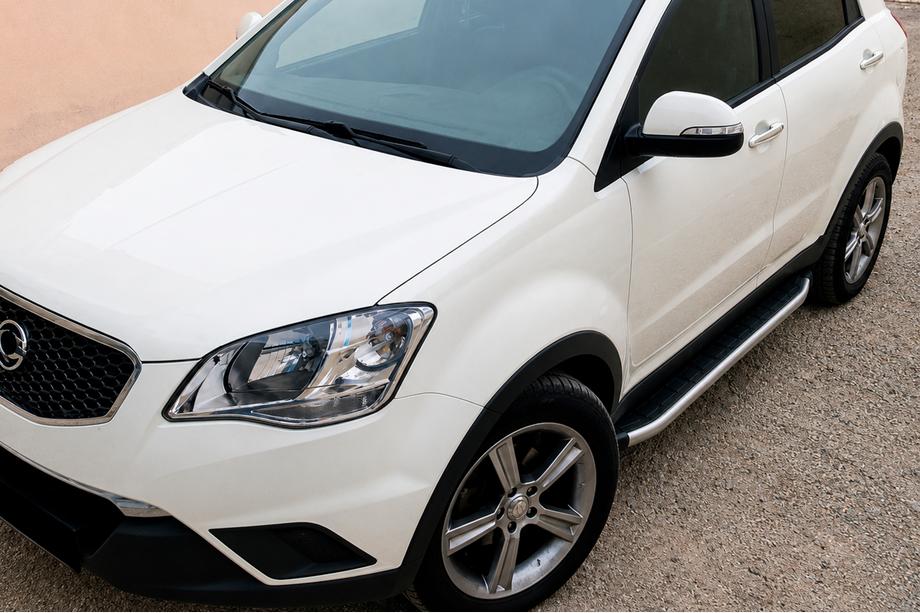 SsangYong Korando 2010–2019 Fullmond sivuportaat (2 kpl, alumiini) Image