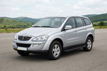 SsangYong Kyron 2005–2014 Allmond Black sivuportaat (2 kpl, alumiini) kuva 1