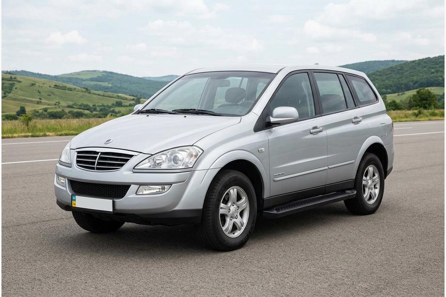 SsangYong Kyron 2005–2014 Allmond Black sivuportaat (2 kpl, alumiini) Image