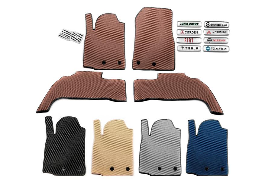 Opel Corsa E 2015–2019 EVA-auton matot (ruskea) Image