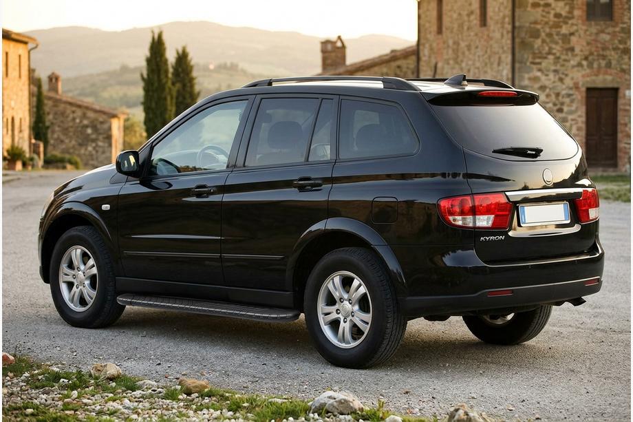SsangYong Kyron 2005–2014 Sivuporrast Bosphorus Black (2 kpl, alumiini) Image