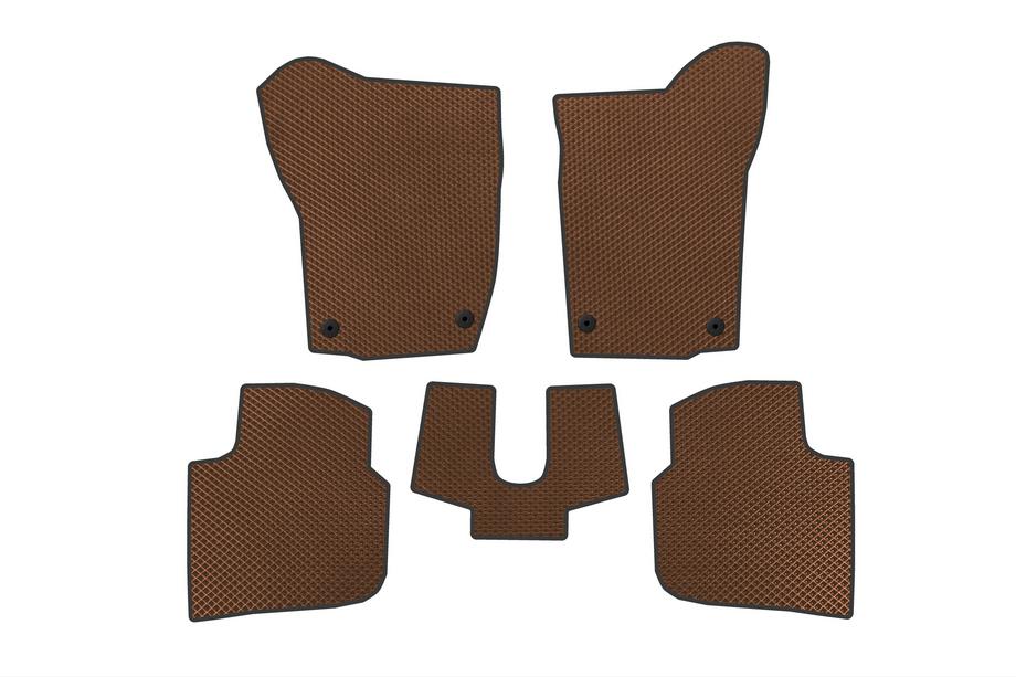 Seat Toledo 2012–2019 EVA-auton matot (ruskea) Image
