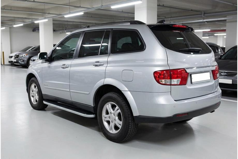 SsangYong Kyron 2005–2014 Tayga Grey -sivuaskelmat (2 kpl, alumiini) Image