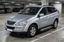 SsangYong Kyron 2005–2014 Rainbow sivuportaat (2 kpl, alumiini) kuva 1