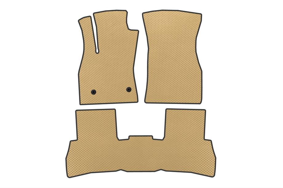 Fiat Doblo II 2010–2022 EVA V2 -lattiamatot (2010-2015, beige) Image