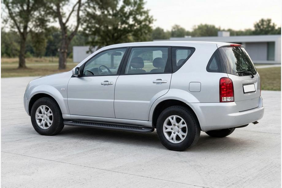 SsangYong Rexton I 2001–2017 Allmond Black sivuportaat (2 kpl, alumiini) Image