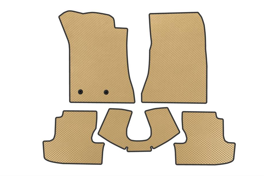 Ford Mustang 2015–2023 EVA V2 -auton matot (Beige) Image