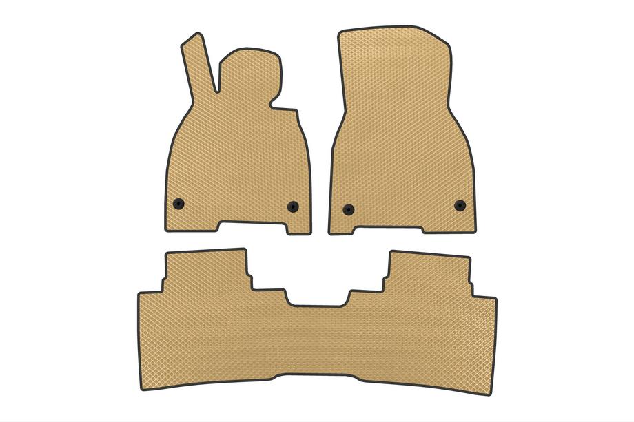 Mercedes EQS 2021– EVA-lattiamatot (Beige) Image