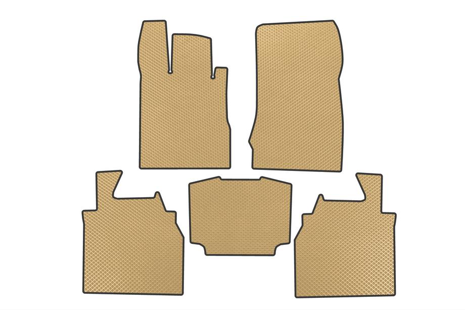 Mercedes S-sarja W220 1998–2005 EVA-lattiamatot (Long, beige) Image