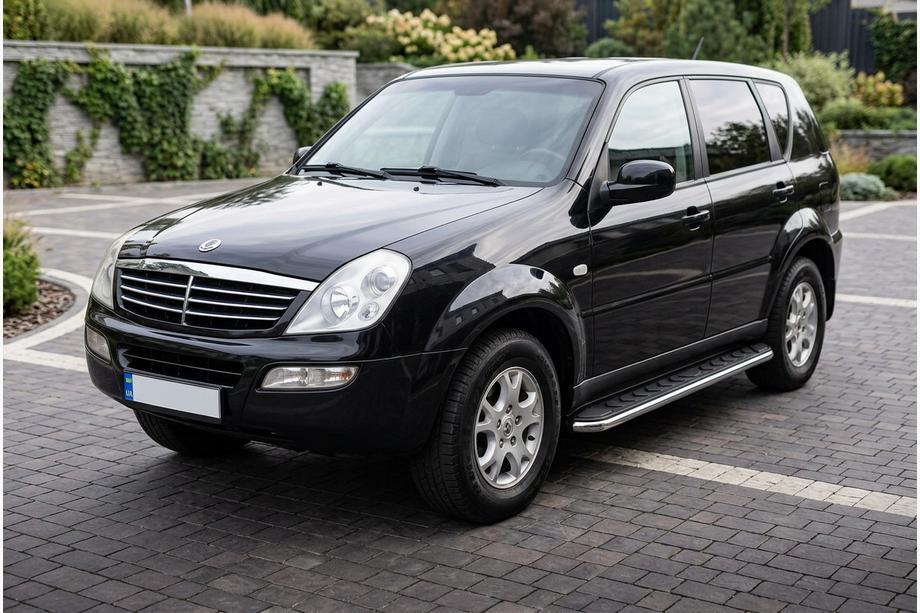 SsangYong Rexton I 2001–2017 Maydos V1 sivuportaat (2 kpl, alumiini ↗ ruostumaton teräs) Image