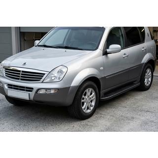 Sivuporrast Bosphorus Black (2 kpl, alumiini) SsangYong Rexton I 2001–2017 kuva 1