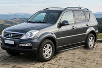 SsangYong Rexton I 2001–2017 RedLine Black sivuportaat (2 kpl, alumiini) kuva 1