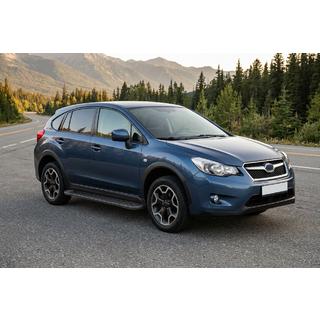 Allmond Black sivuportaat (2 kpl, alumiini) Subaru XV 2011–2017 kuva 1