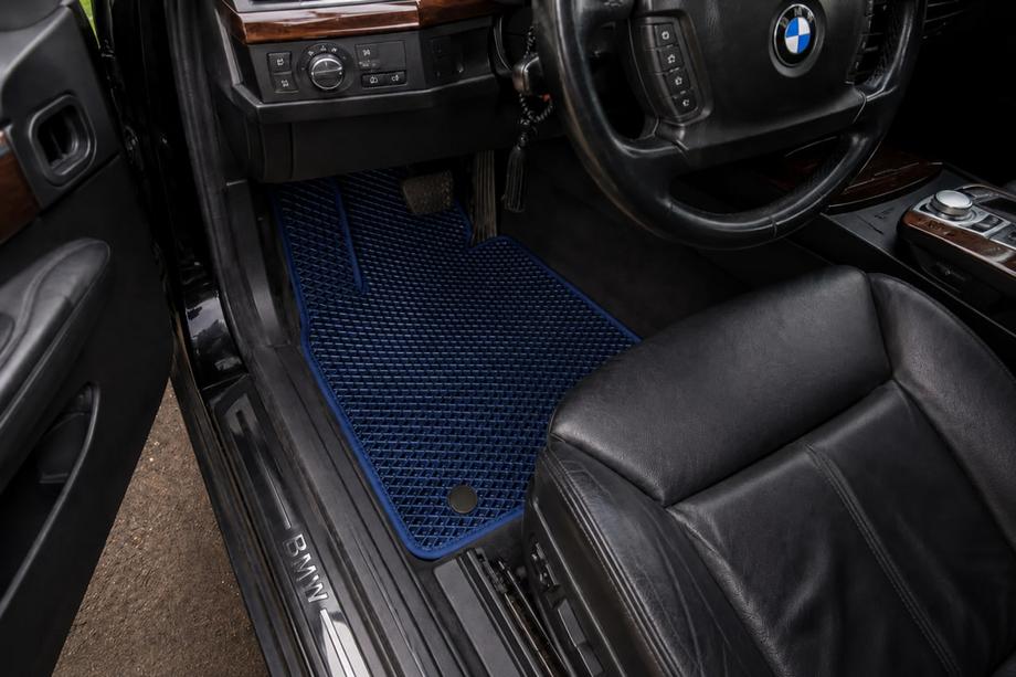 BMW 7-sarja E65/66 2001–2008 EVA-auton lattiamatot sisätiloihin (E66, sininen) Image