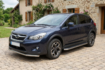 Subaru XV 2011–2017 Maydos V1 sivuportaat (2 kpl, alumiini ↗ ruostumaton teräs) kuva 1