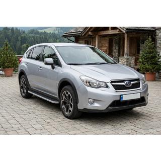 Tayga Grey -sivuaskelmat (2 kpl, alumiini) Subaru XV 2011–2017 kuva 1