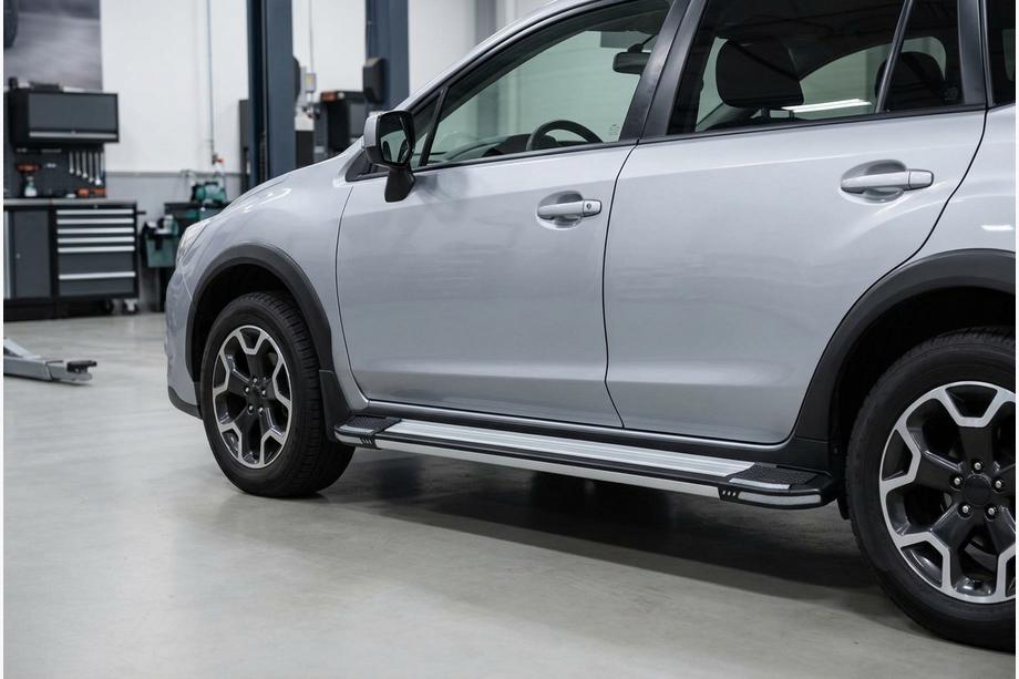 Subaru XV 2011–2017 Rainbow sivuportaat (2 kpl, alumiini) Image