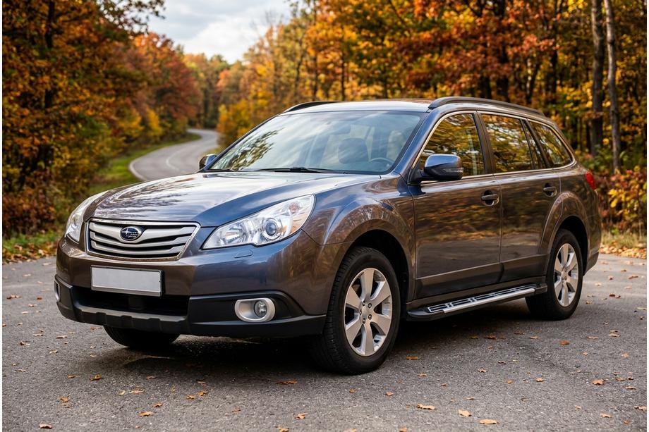 Subaru Outback 2009–2014 Sunrise sivuportaat (2 kpl, alumiini) Image