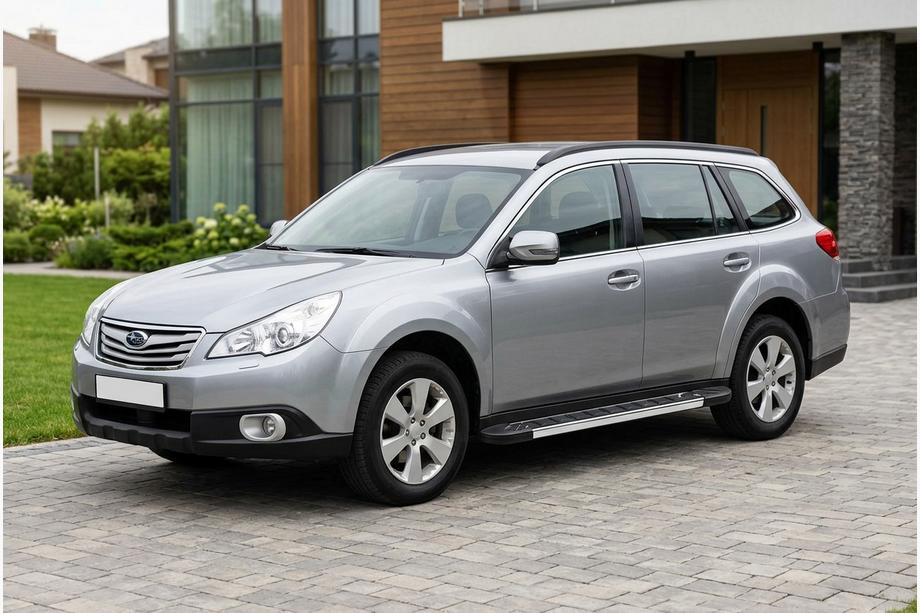 Subaru Outback 2009–2014 RedLine V1 sivuportaat (2 kpl, alumiini) Image