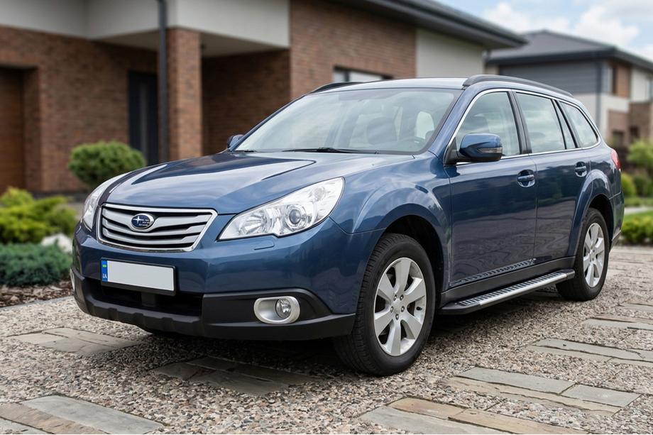 Subaru Outback 2009–2014 Line-astinlaudat (2 kpl, alumiini) Image